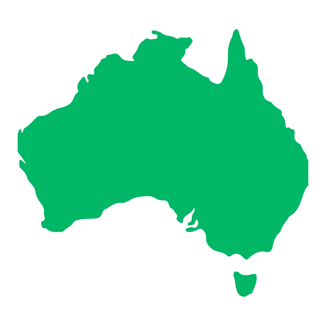 Map of Australia showing the major cities RO Digital Labs serves